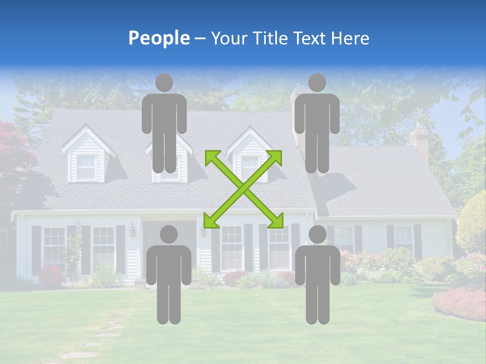 Peaceful Woman Calm PowerPoint Template