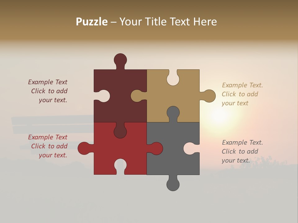 Sand Life Lifestyle PowerPoint Template