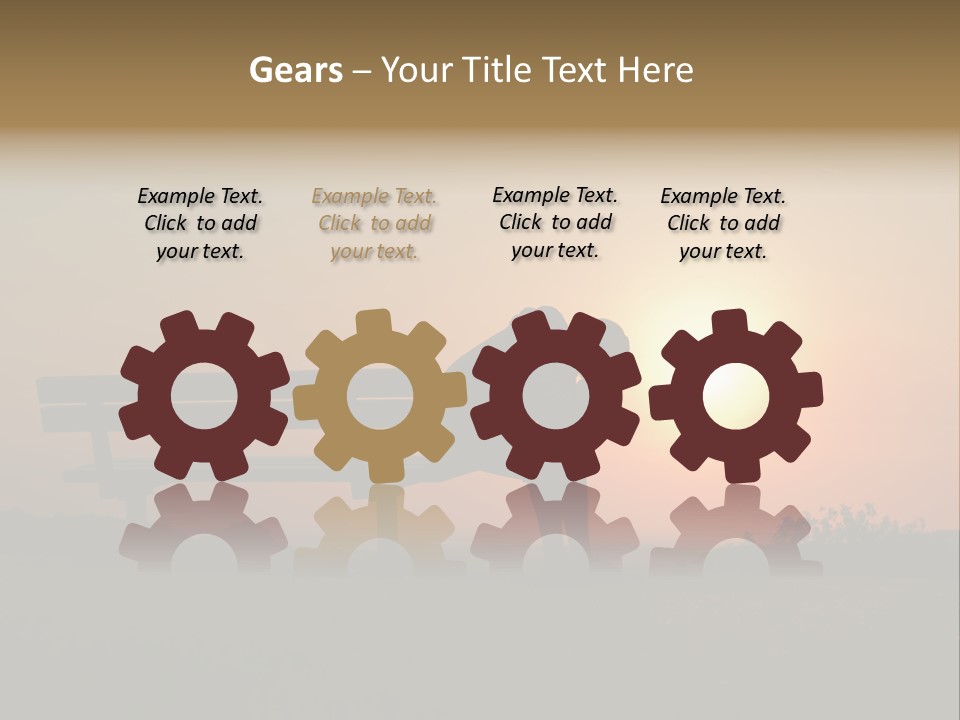 Sand Life Lifestyle PowerPoint Template