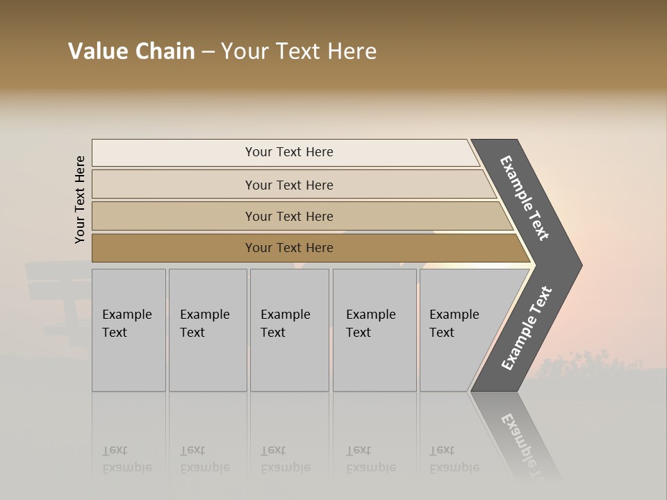 Sand Life Lifestyle PowerPoint Template