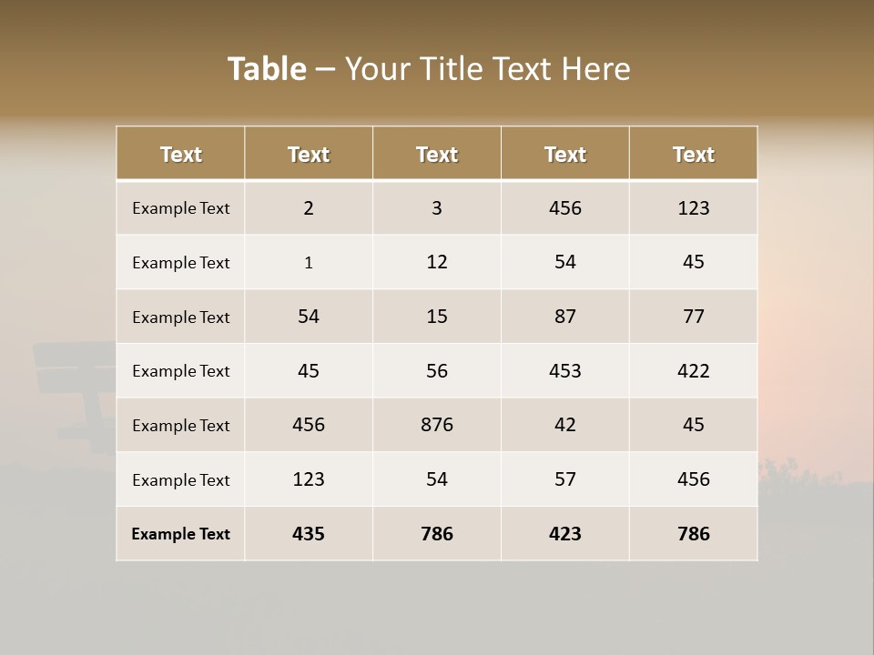 Sand Life Lifestyle PowerPoint Template