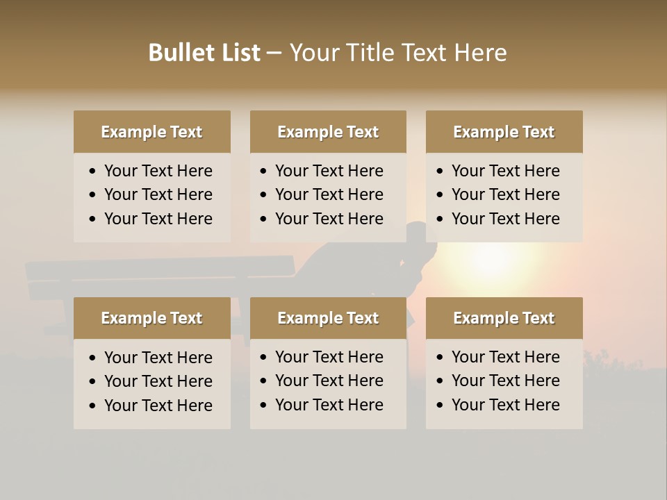 Sand Life Lifestyle PowerPoint Template