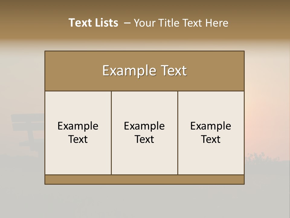Sand Life Lifestyle PowerPoint Template