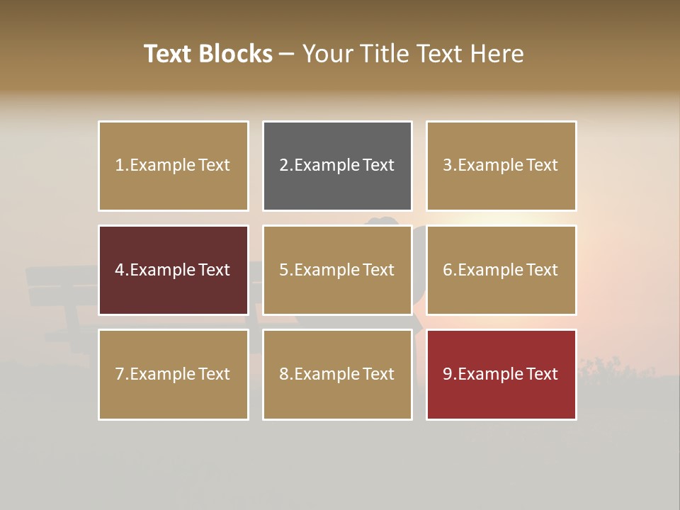 Sand Life Lifestyle PowerPoint Template