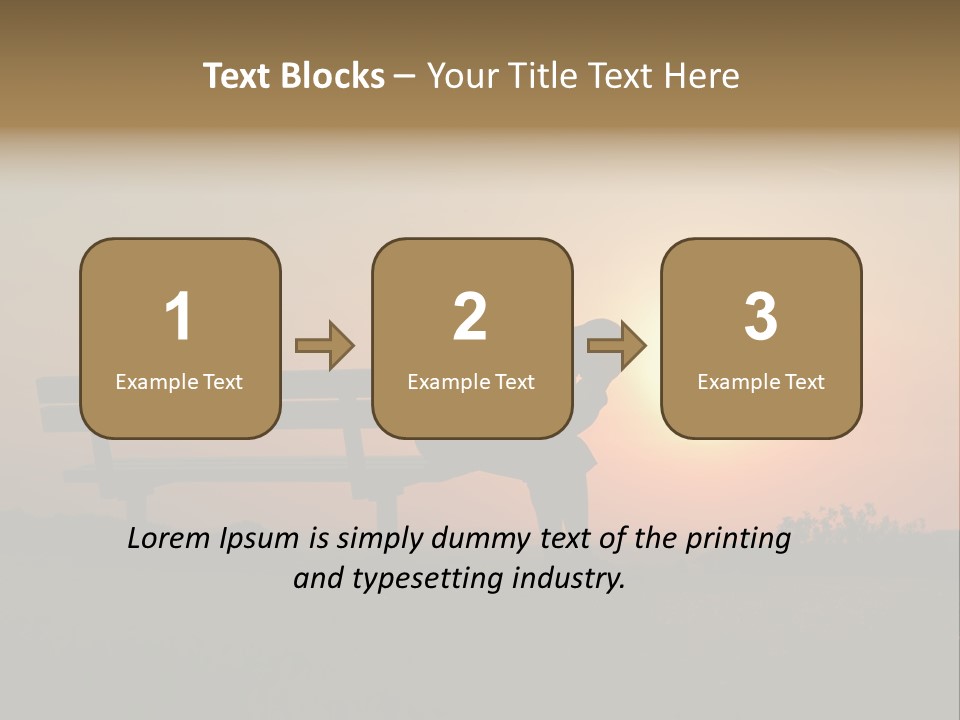 Sand Life Lifestyle PowerPoint Template