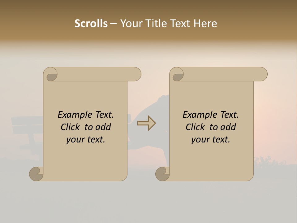 Sand Life Lifestyle PowerPoint Template