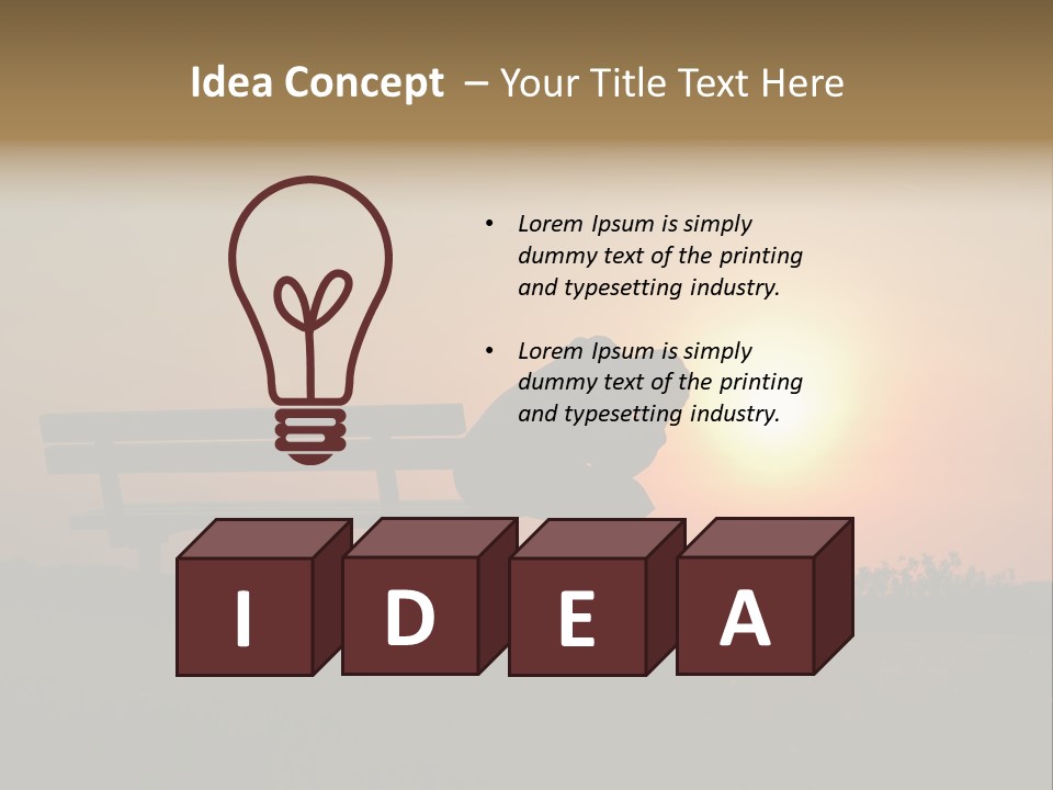 Sand Life Lifestyle PowerPoint Template