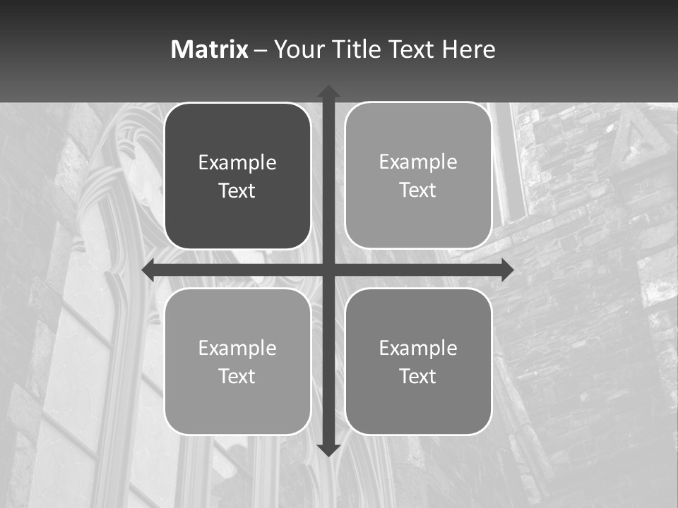 Woman Standing Caucasian PowerPoint Template