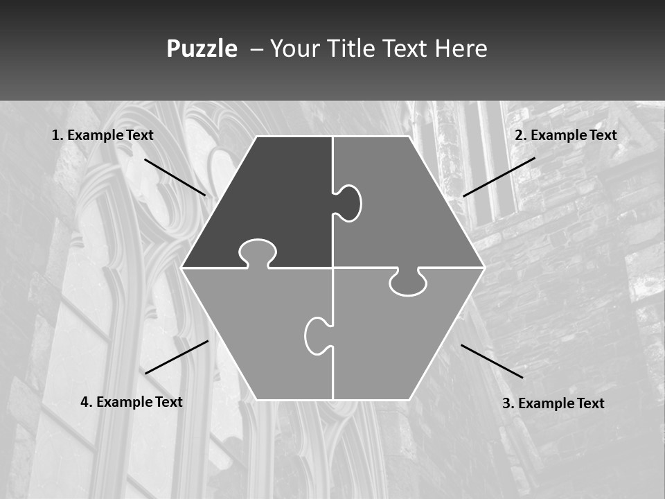 Woman Standing Caucasian PowerPoint Template