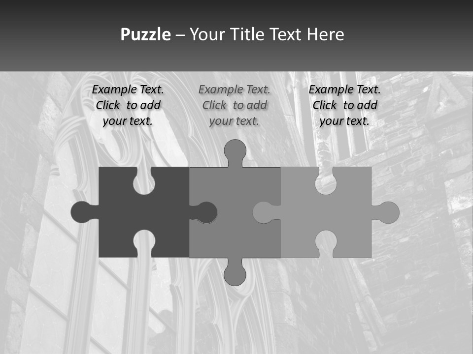 Woman Standing Caucasian PowerPoint Template