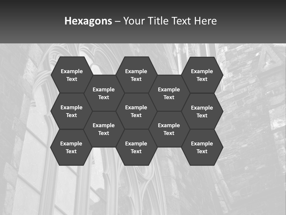 Woman Standing Caucasian PowerPoint Template