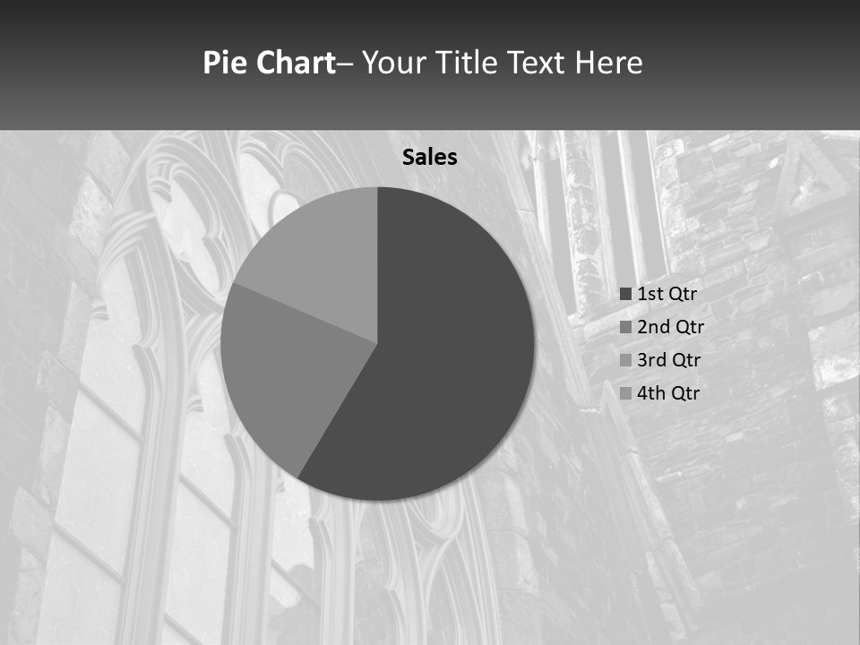 Woman Standing Caucasian PowerPoint Template