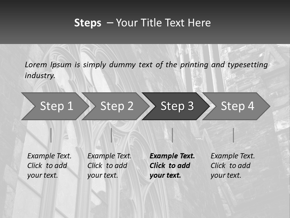 Woman Standing Caucasian PowerPoint Template