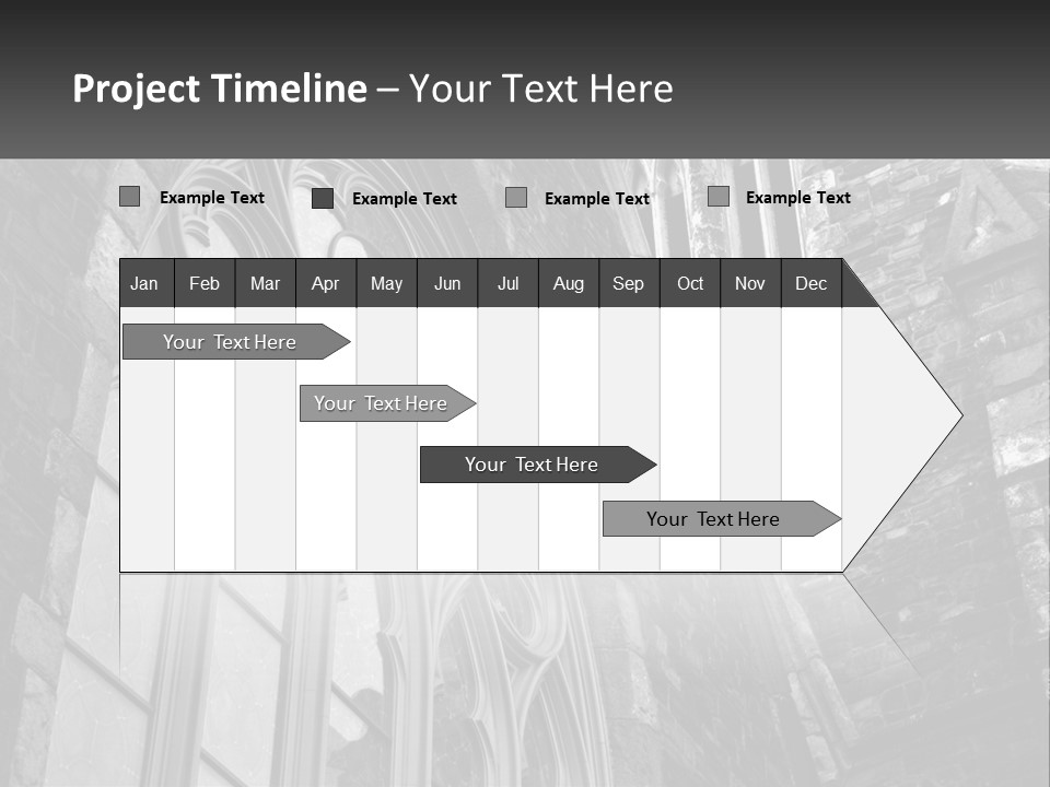 Woman Standing Caucasian PowerPoint Template