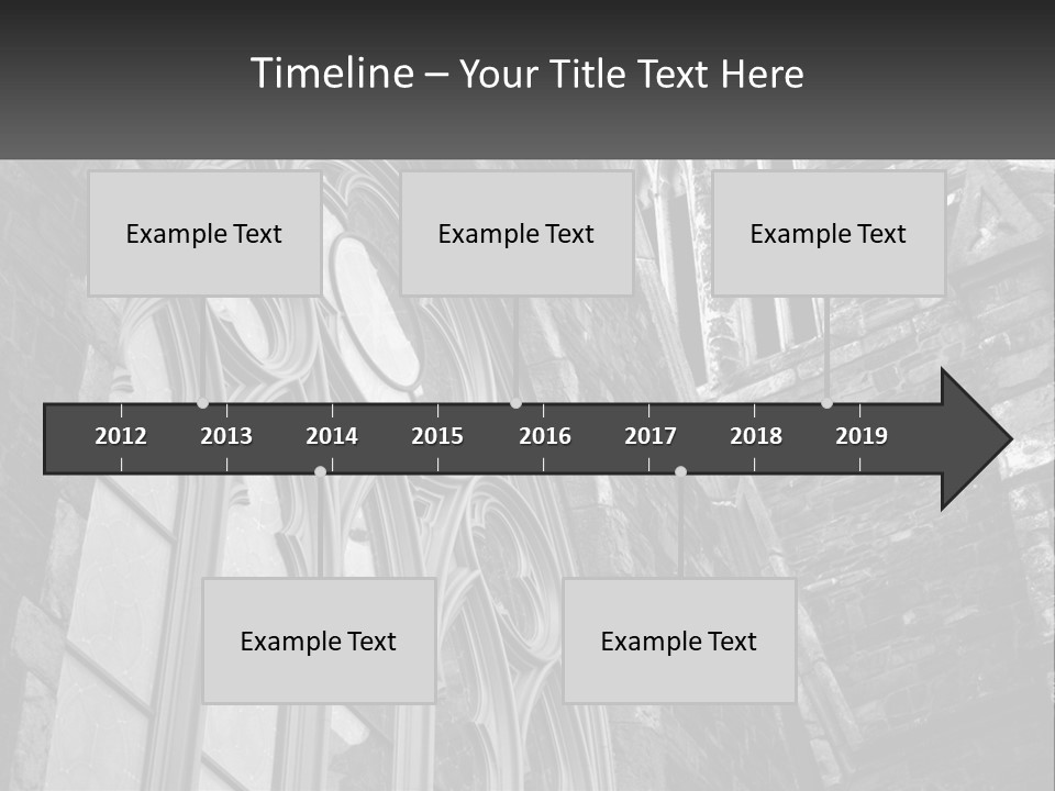 Woman Standing Caucasian PowerPoint Template