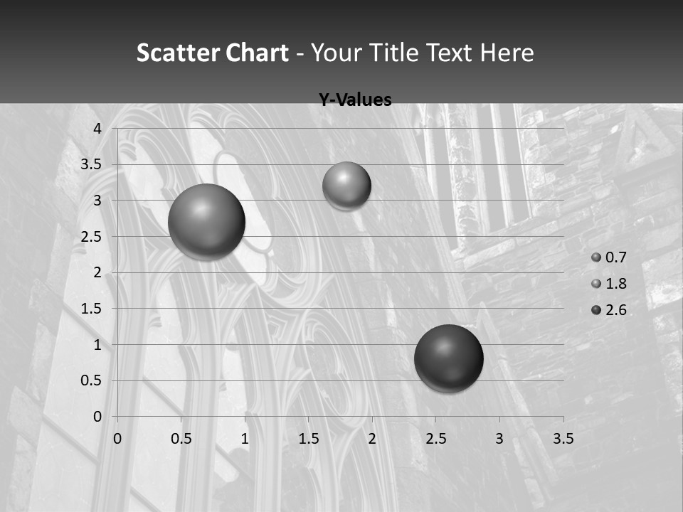Woman Standing Caucasian PowerPoint Template