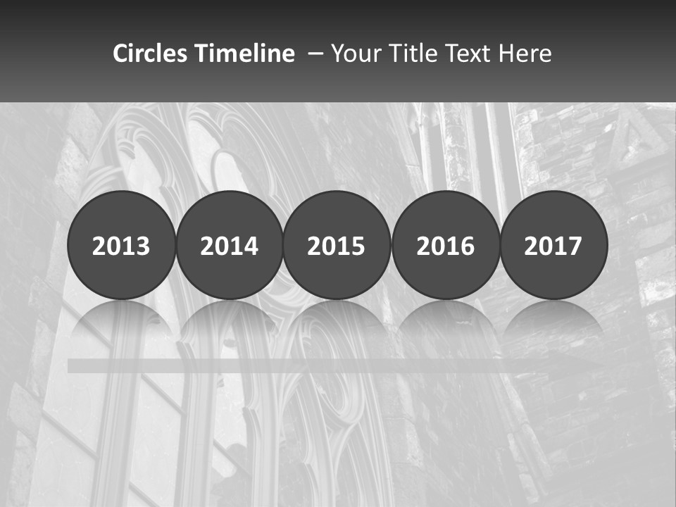 Woman Standing Caucasian PowerPoint Template