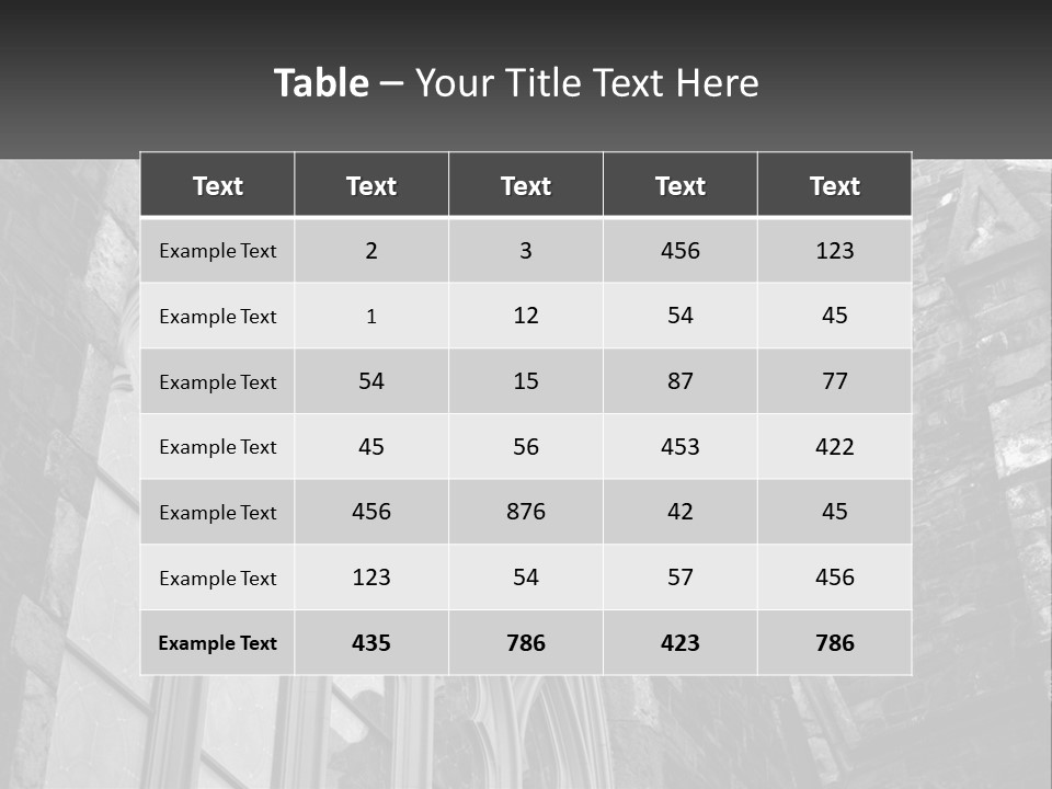 Woman Standing Caucasian PowerPoint Template