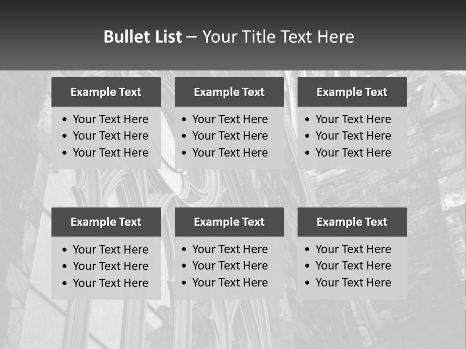 Woman Standing Caucasian PowerPoint Template