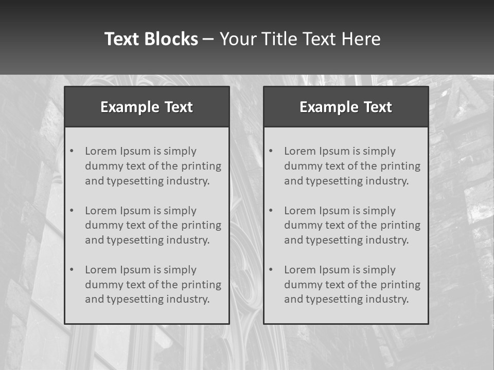 Woman Standing Caucasian PowerPoint Template