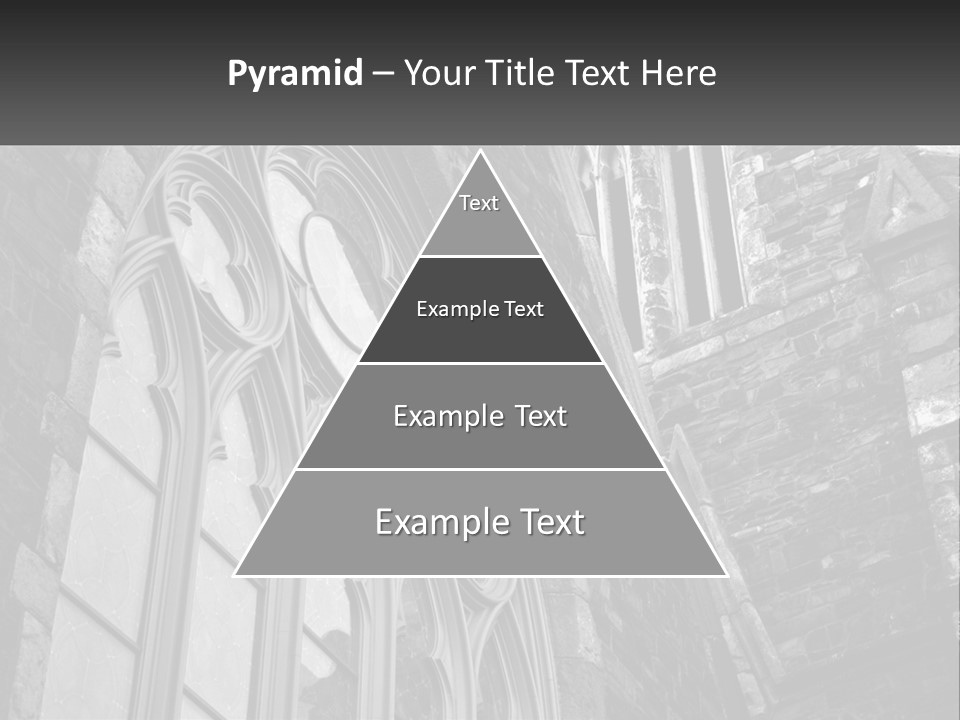 Woman Standing Caucasian PowerPoint Template