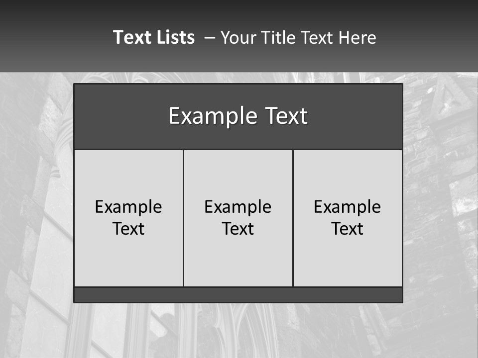 Woman Standing Caucasian PowerPoint Template