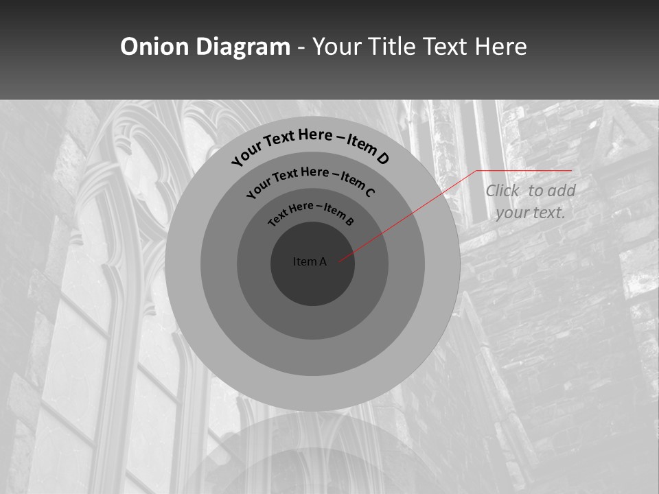 Woman Standing Caucasian PowerPoint Template