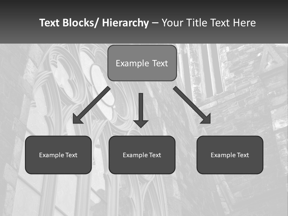Woman Standing Caucasian PowerPoint Template