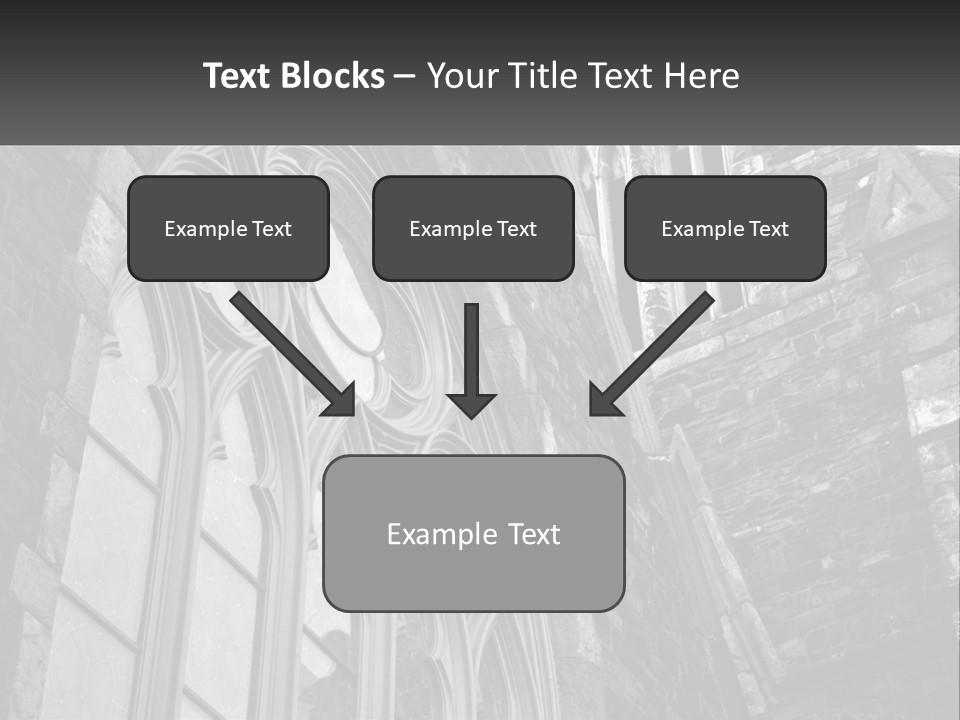 Woman Standing Caucasian PowerPoint Template