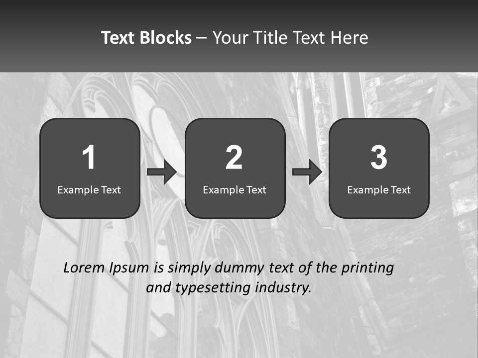 Woman Standing Caucasian PowerPoint Template