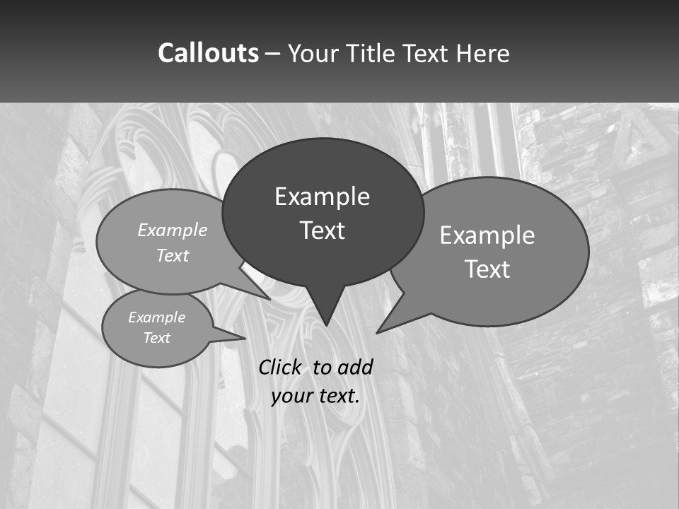 Woman Standing Caucasian PowerPoint Template
