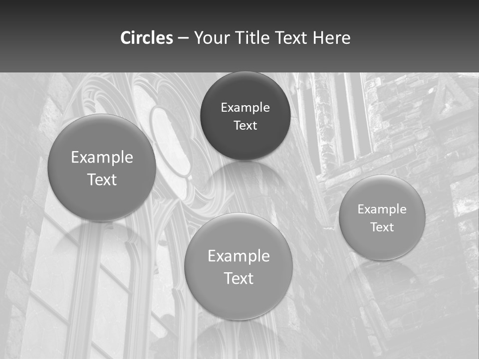 Woman Standing Caucasian PowerPoint Template