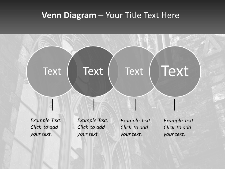 Woman Standing Caucasian PowerPoint Template
