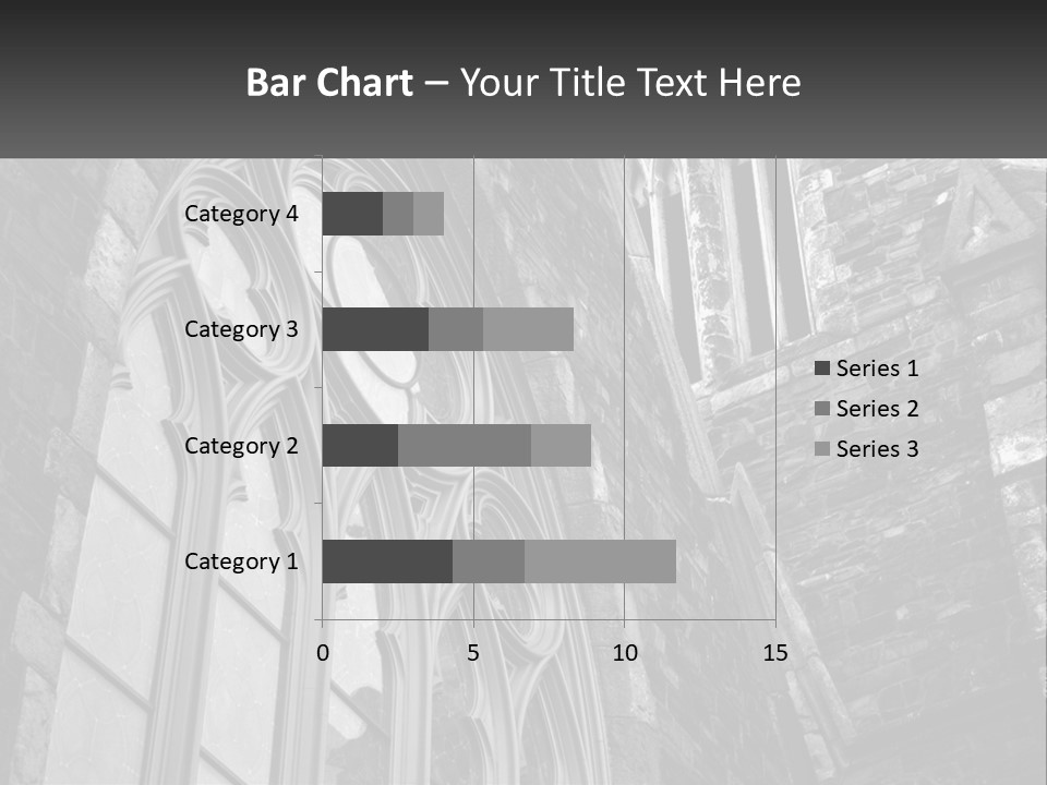 Woman Standing Caucasian PowerPoint Template
