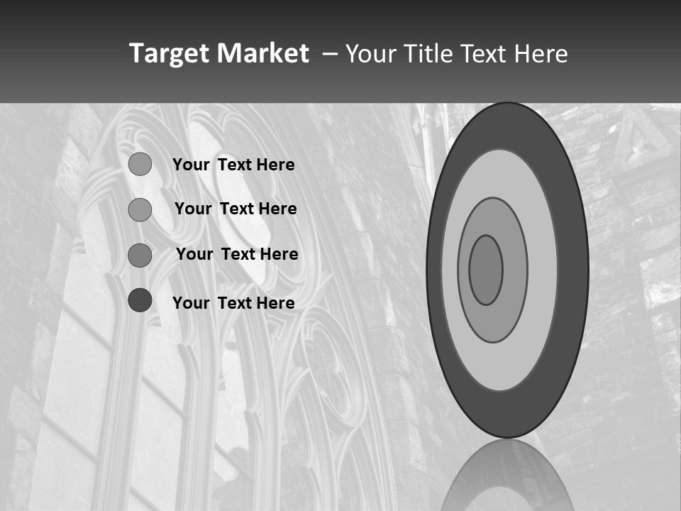 Woman Standing Caucasian PowerPoint Template