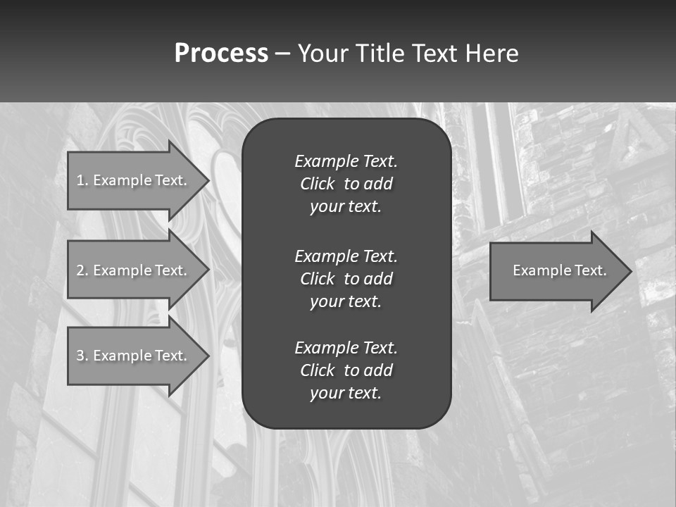 Woman Standing Caucasian PowerPoint Template