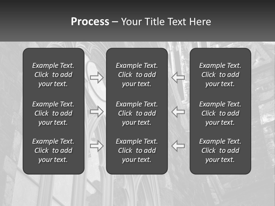 Woman Standing Caucasian PowerPoint Template