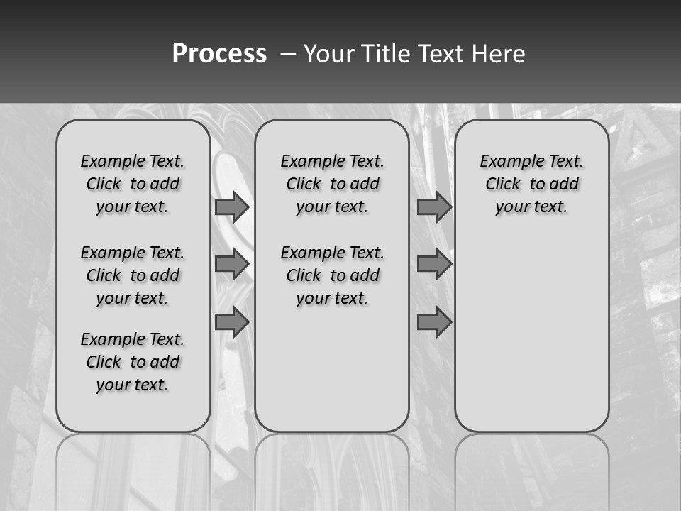 Woman Standing Caucasian PowerPoint Template