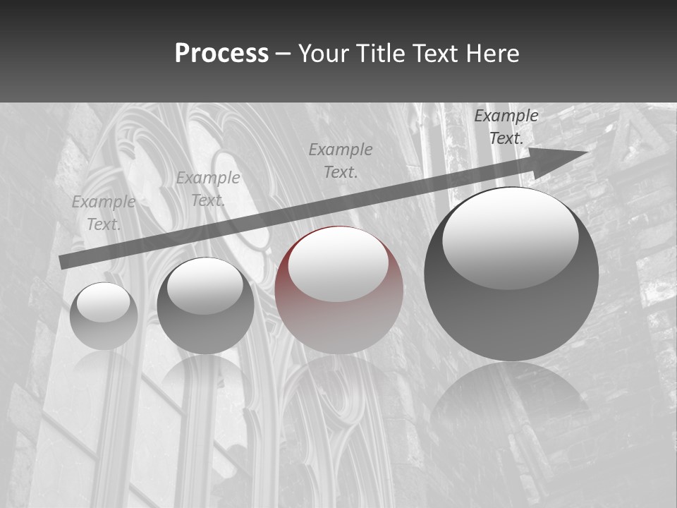 Woman Standing Caucasian PowerPoint Template