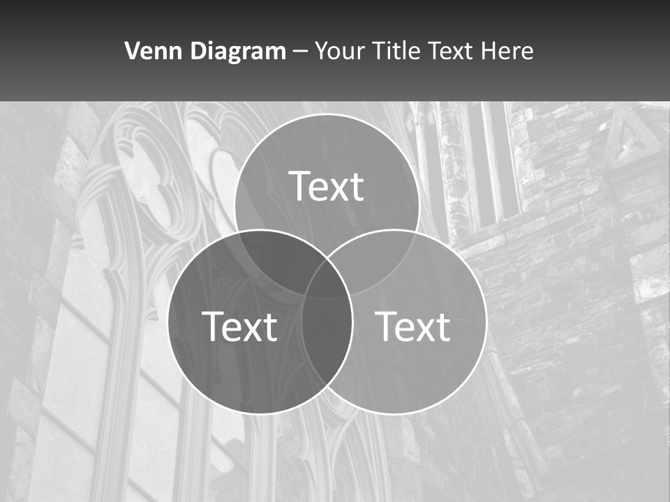 Woman Standing Caucasian PowerPoint Template