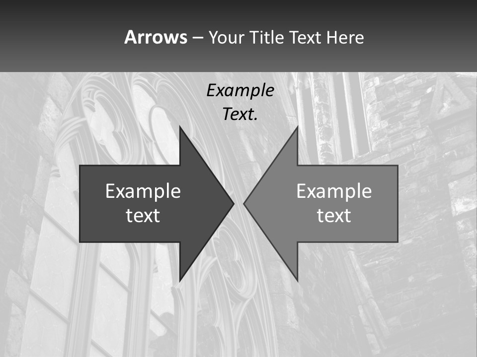 Woman Standing Caucasian PowerPoint Template