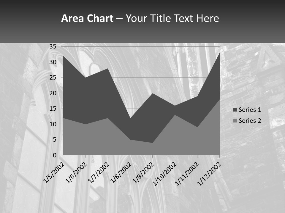 Woman Standing Caucasian PowerPoint Template