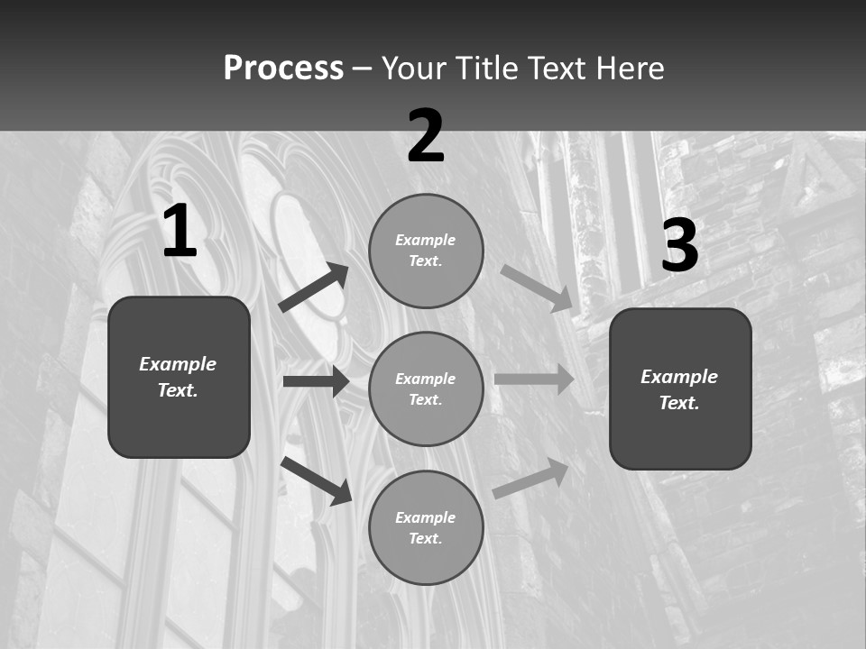 Woman Standing Caucasian PowerPoint Template
