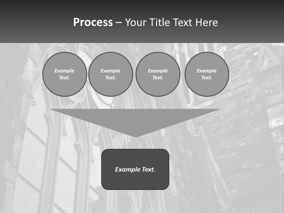 Woman Standing Caucasian PowerPoint Template