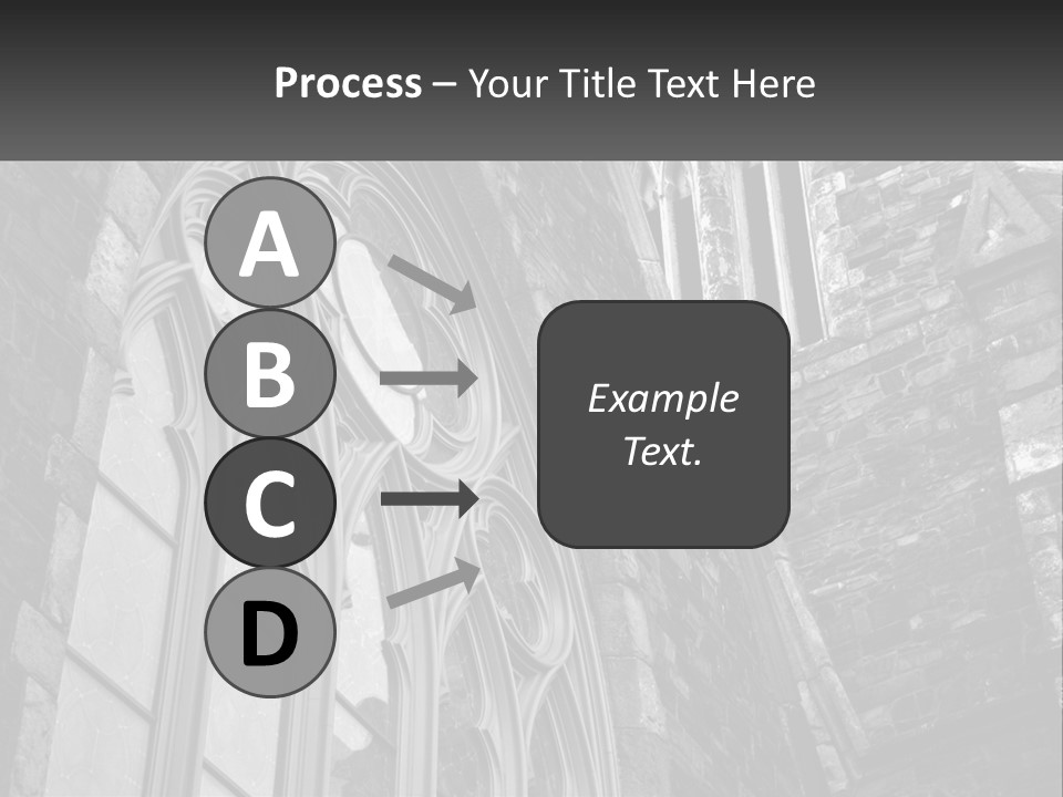 Woman Standing Caucasian PowerPoint Template