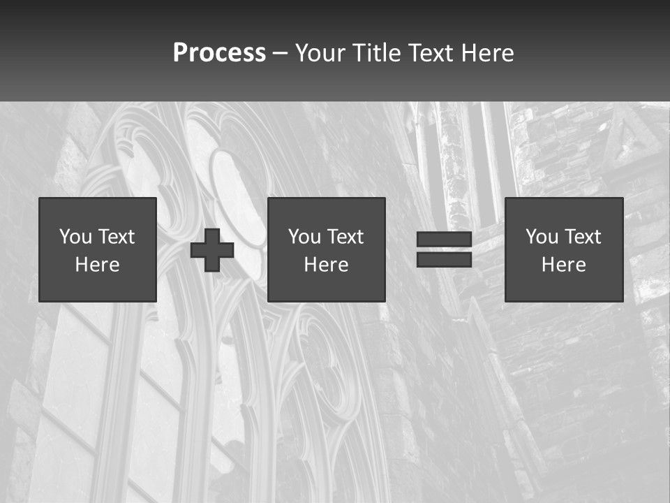 Woman Standing Caucasian PowerPoint Template