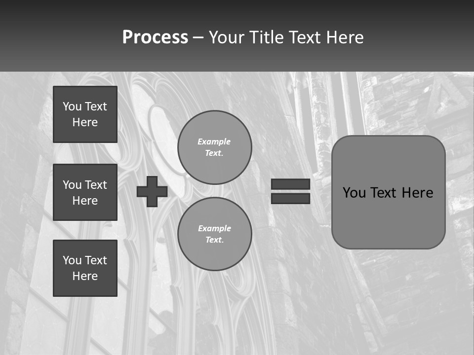 Woman Standing Caucasian PowerPoint Template