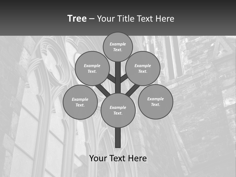 Woman Standing Caucasian PowerPoint Template