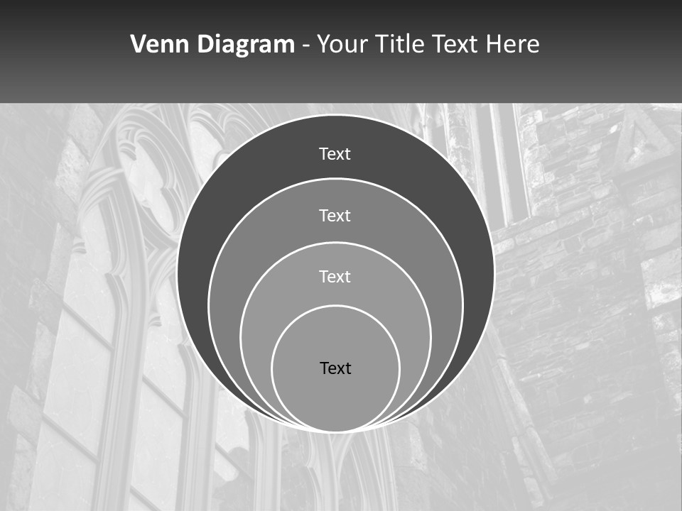 Woman Standing Caucasian PowerPoint Template