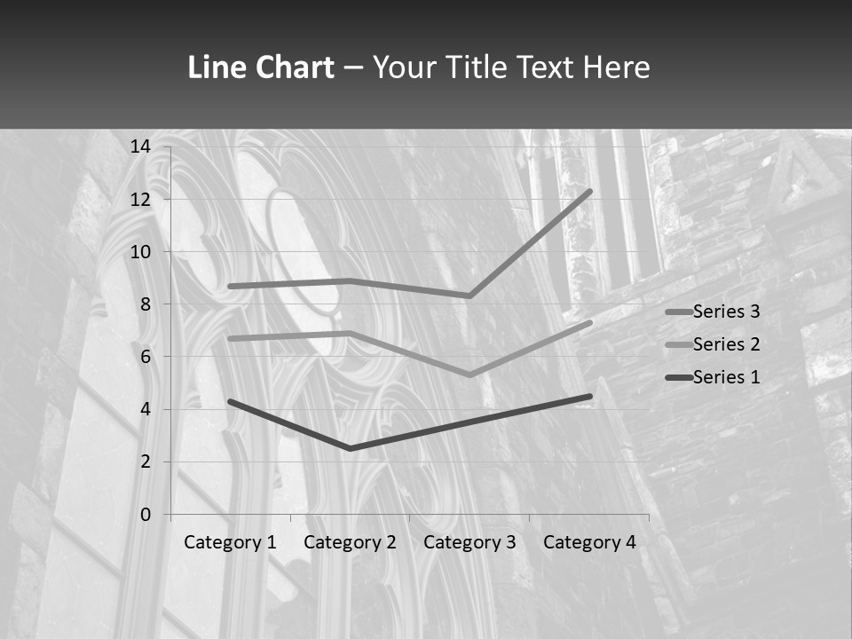Woman Standing Caucasian PowerPoint Template
